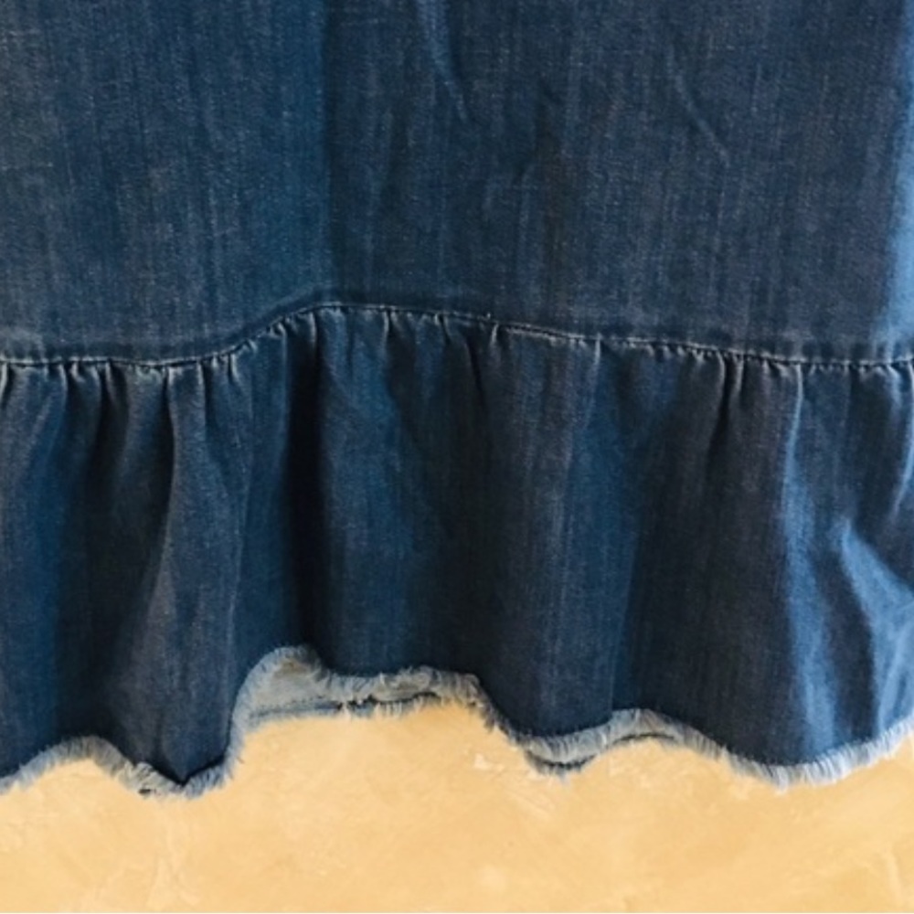Aerie Fringe Jean Dress - Picture 2 of 2